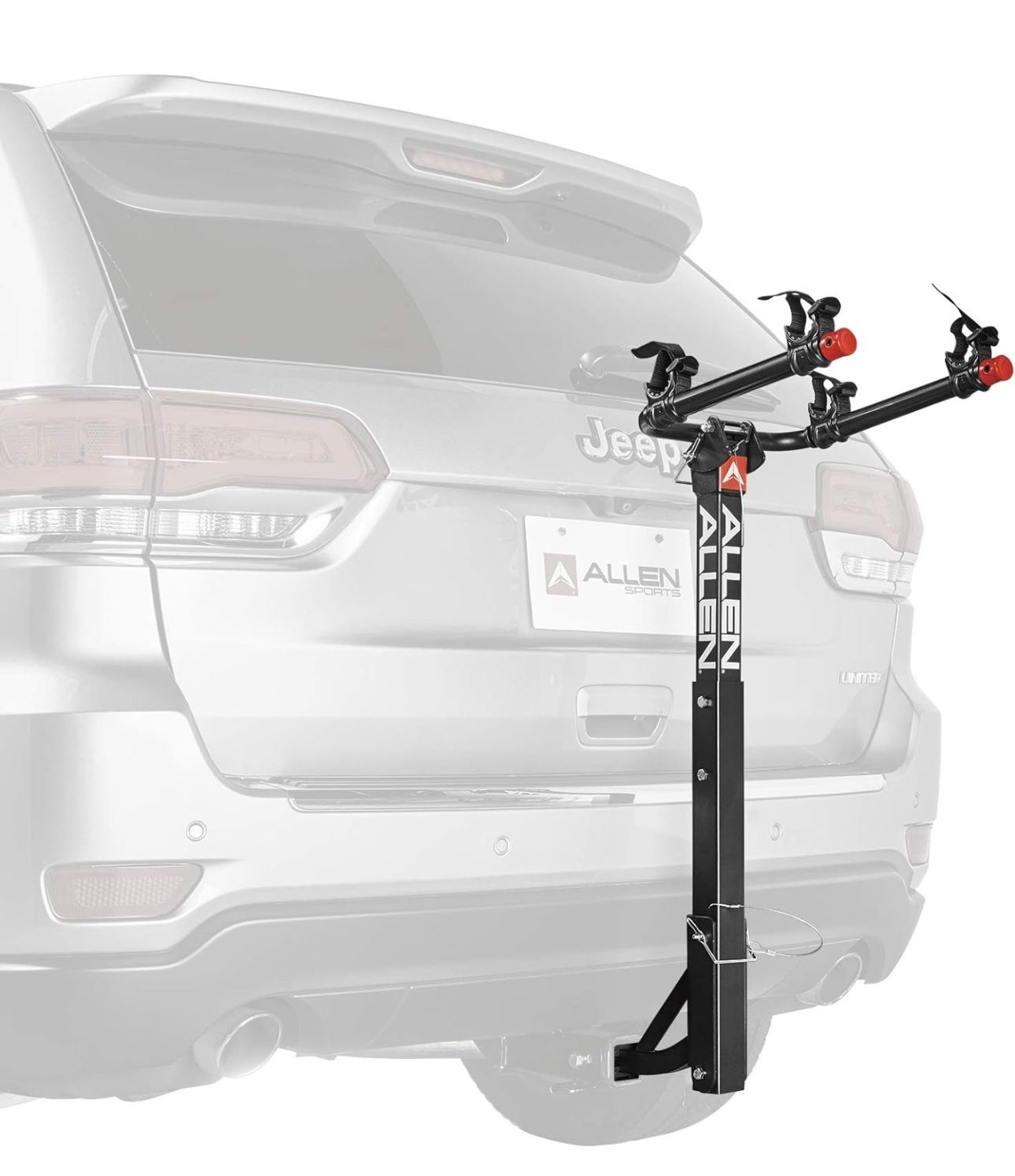 Allen Sports Deluxe 2-Bike Hitch Mount Rack , Silver/Black (522RR)