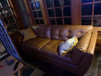 Leather sofa