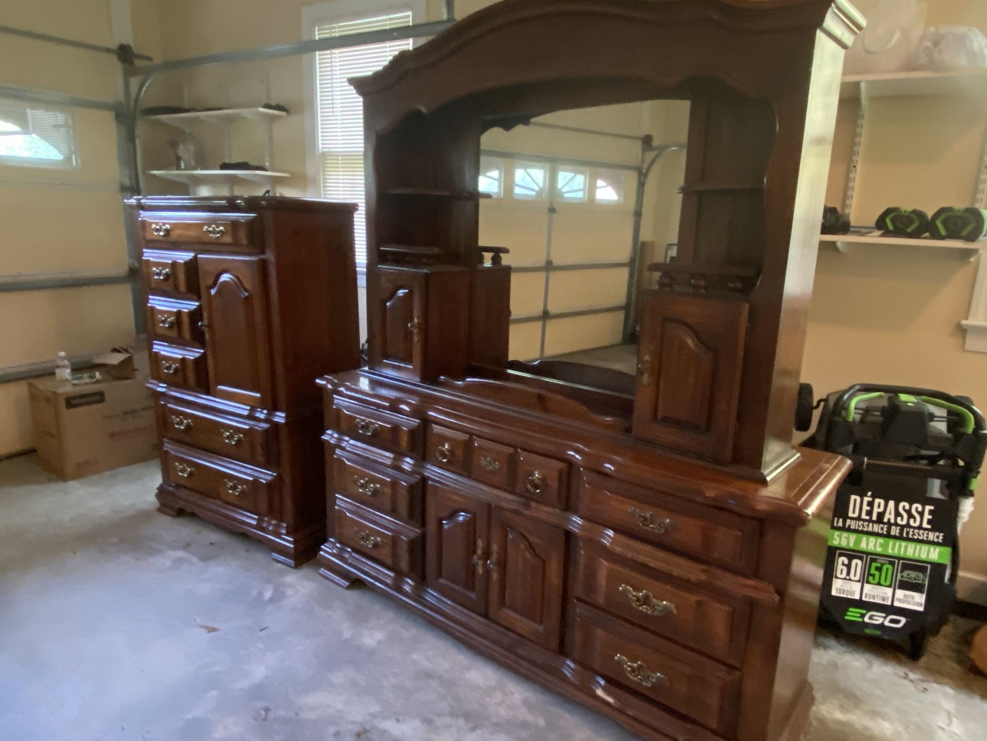 Dresser With Mirror + Chest