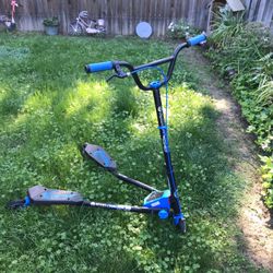 Flicker Carver C3 Wiggle Scooter Blue
