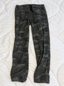 Camouflage Black/Gray Jogger Pants XXL