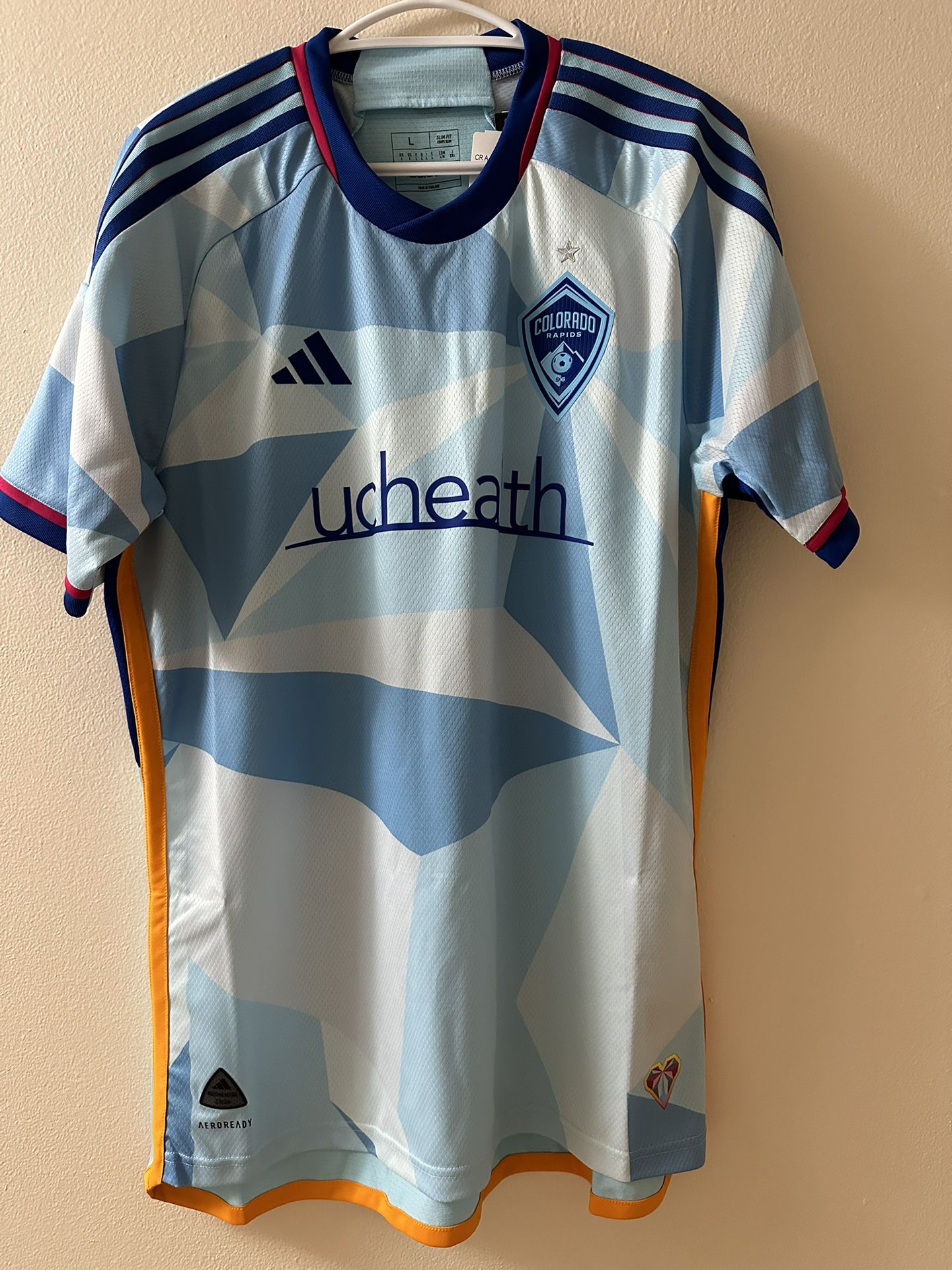 Colorado Rapids Authentic Away Jersey 23/24 Adidas Size Large 