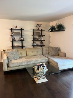 Beige Sectional Couch