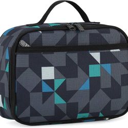 new Lunch Box with Padded Liner, Spacious Insulated Lunch Bag Durable Thermal Lunch Cooler Pack with Strap for Men Women Boys Girls Adults School Spor
