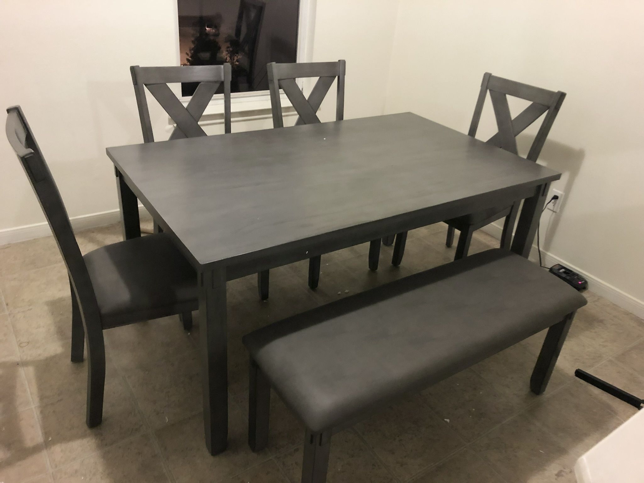 6 PIECE DINING SET $595 DELIVERED BRAND NEW IN BOX!!