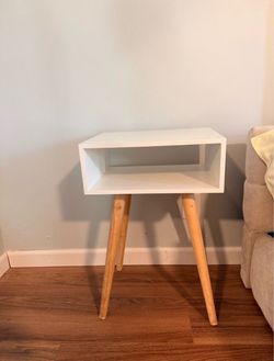 small white nightstands