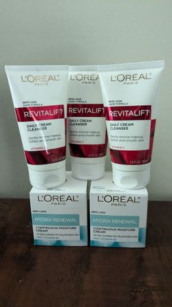 L'Oreal Facial Cleanser And Moisturizer 
