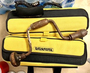 VINTAGE BIT BRACE HAND CRANK DRILL