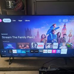 75 Inch Samsung Smart TV With Remote 