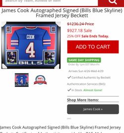 Autographed jerseys