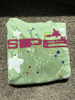 Mint Sp5der Hoodie Size Medium