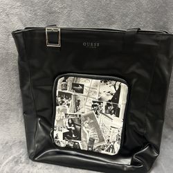 Guess Black tote shoulder Bag