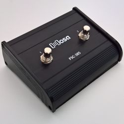 Hosa FSC-385 Dual Latching Guitar Amp Amplifier Footswitch TRS 1/4"