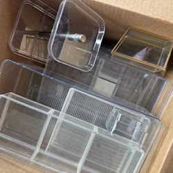 Box of various organizers