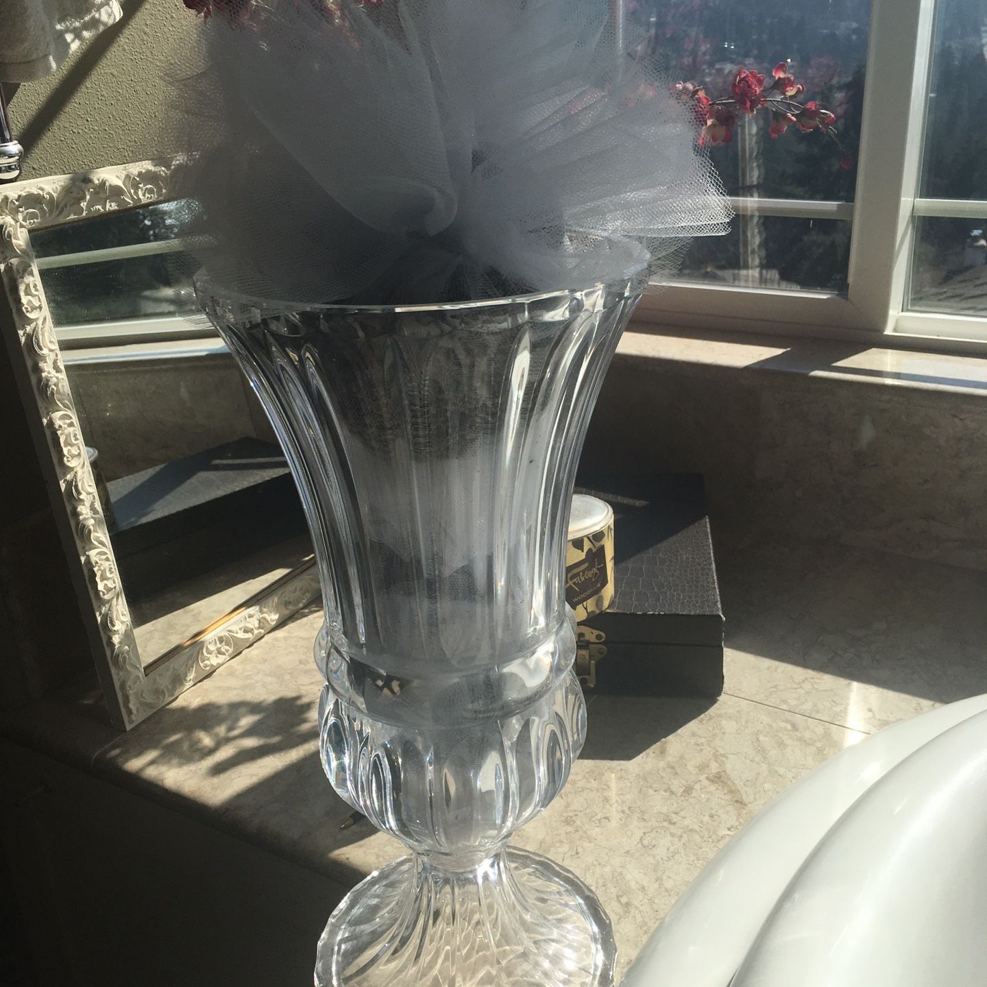 LARGE CRystal VASE