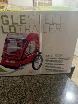 New   Singlesteel Child Trailer 