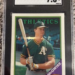 Mark McGwire 1988 Topps Rookie Card