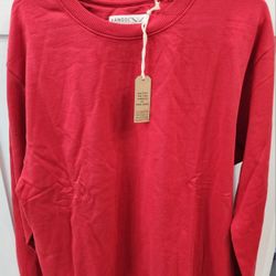 NWT Kangol Born Brittish Ruby Red Sweatshirt Mens Size XL