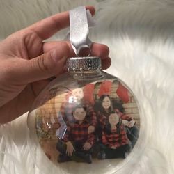 Christmas Ornament With Picture