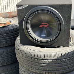 12” alpine type R subwoofer with box