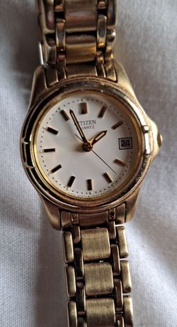 Citizen Quartz Gold-Tone Watch with Date