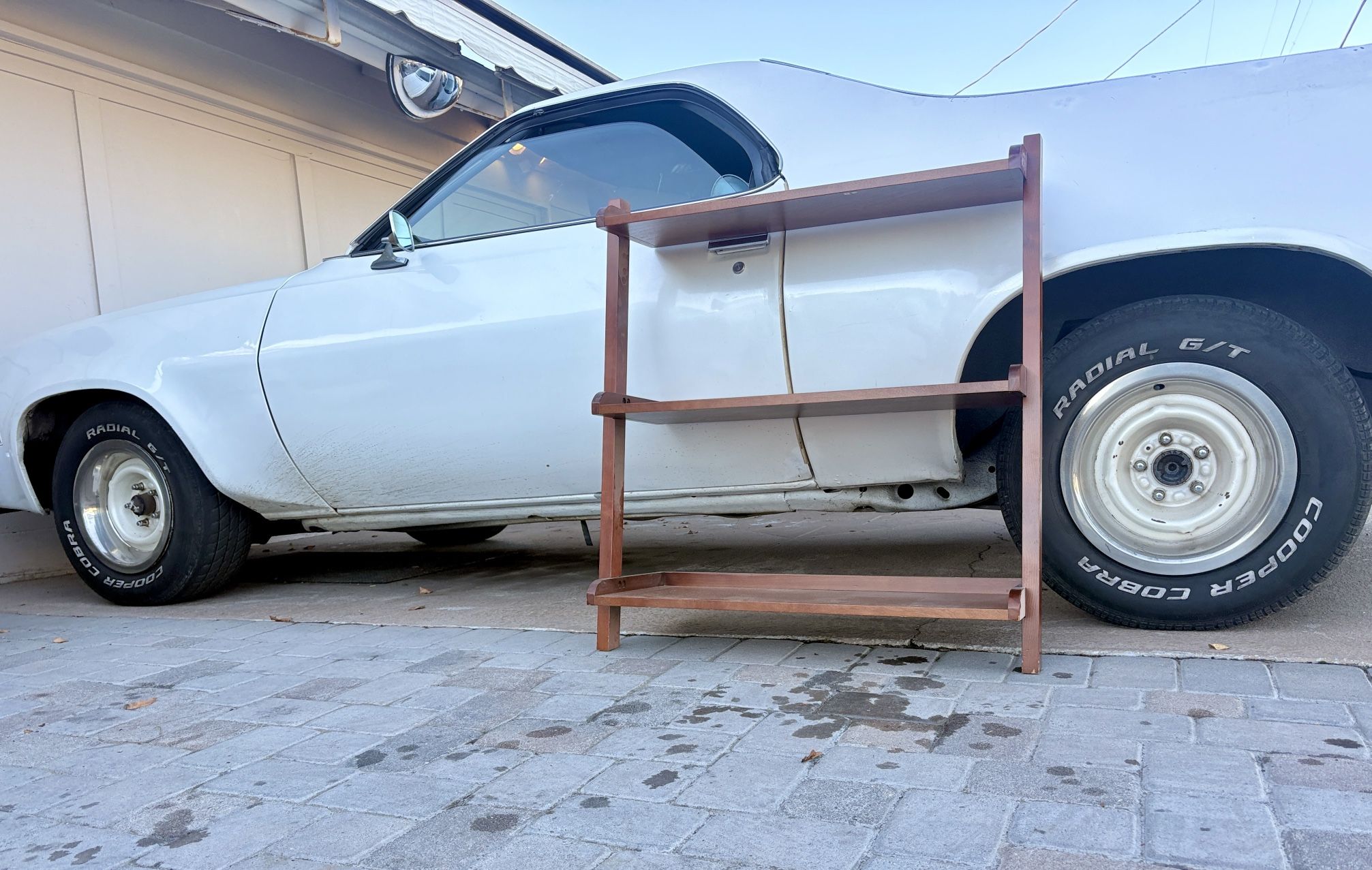 wooden Wall Shelving Unit Self, Stan