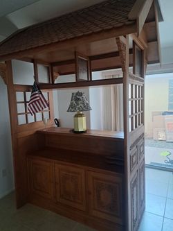 Teak Wood Bar from Thailand land.