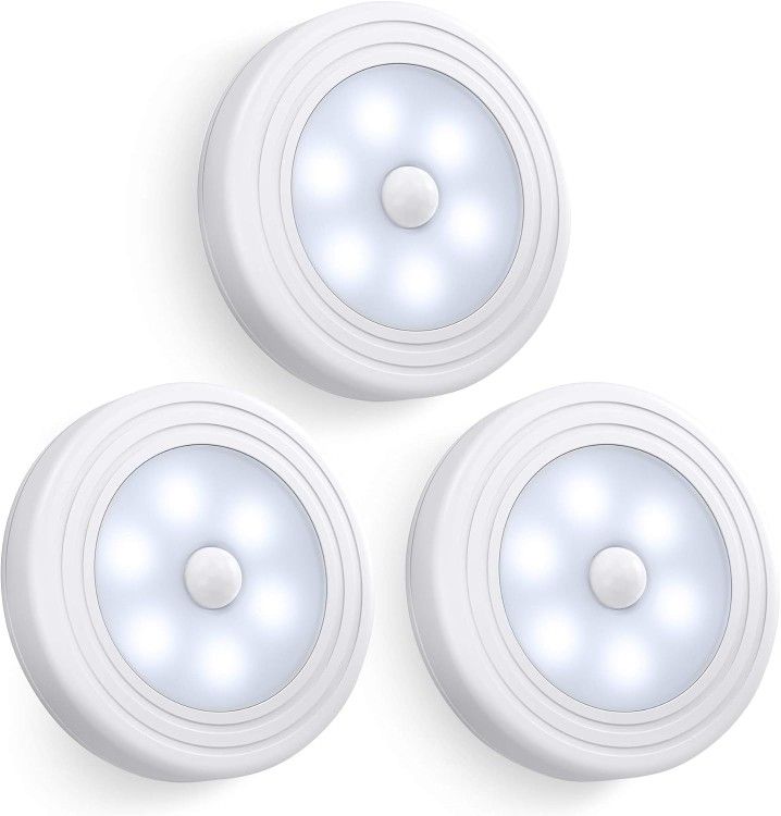 Vont Motion Sensor Light, Closet Light, Wall Light, Stick Anywhere, Battery Operated Lights, Perfect for Staircase, Hallway, Bathroom, Bedroom - NIB