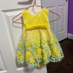 Yellow Dress 12 -18 Months