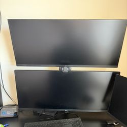 2 LG UltraWide Monitors