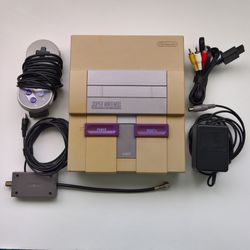 Super Nintendo SNES Console with Controller, Cables & Power Adapter