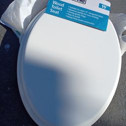 Wood Toilet Seat New Just Sitting In My Storage 