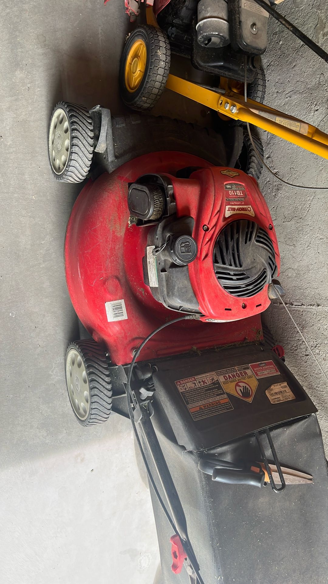 Troy Bilt Gas Mower 