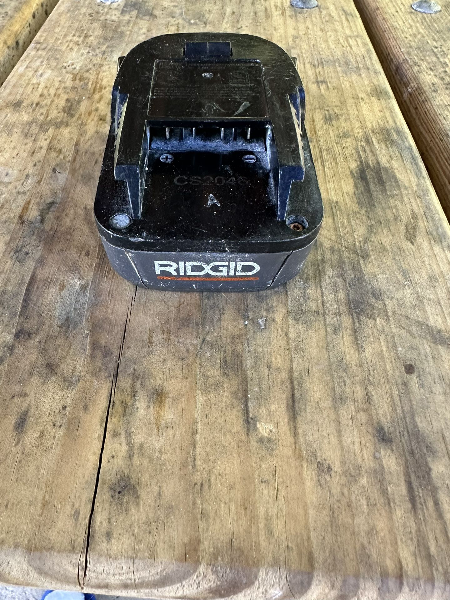 Ridgid 18V 2.0 Ah MAX Output Lithium-Ion Battery
