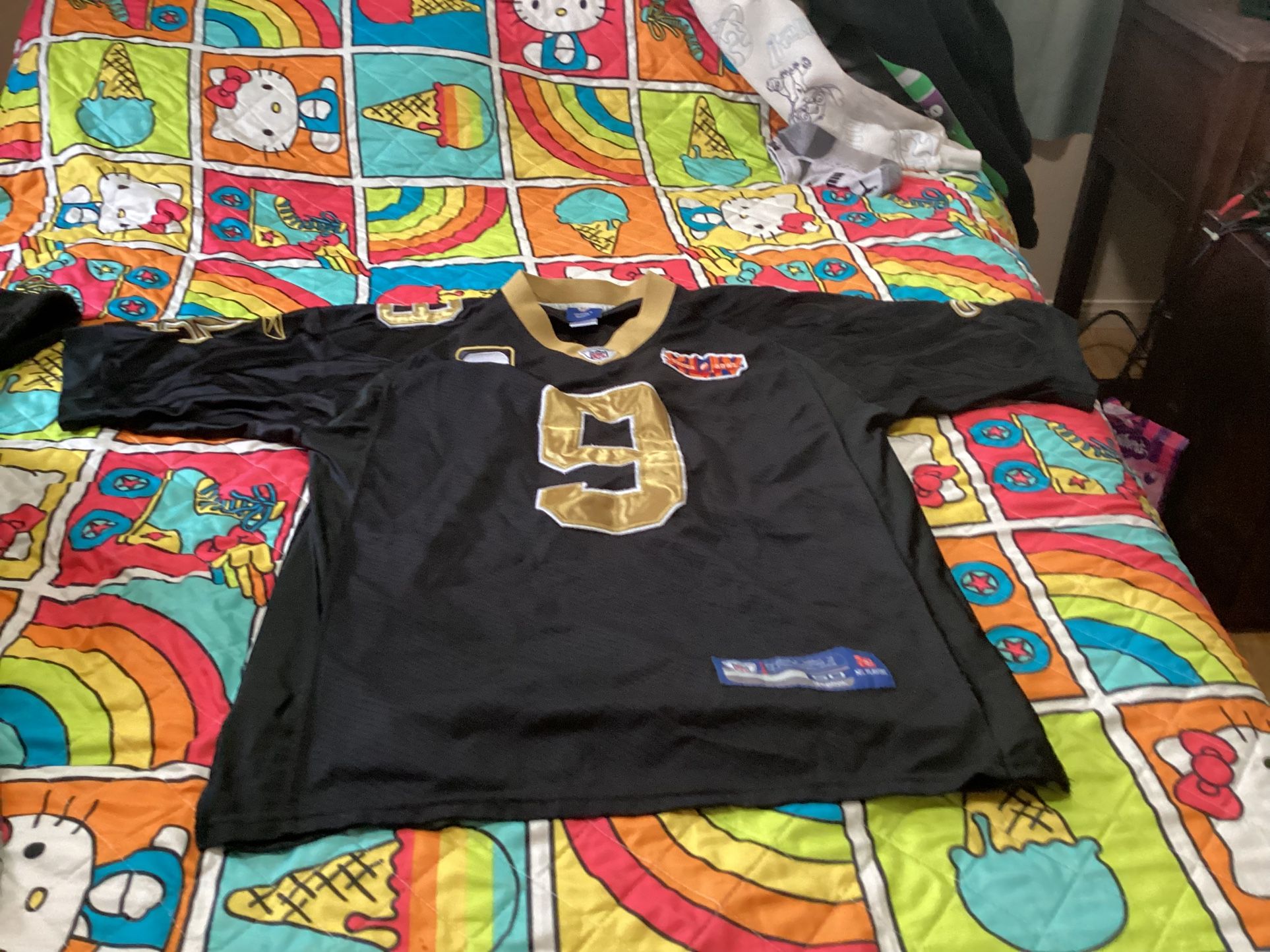 Reebok Football Jersey Number 9 Brees Size XL 