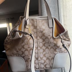 Coach Signature Bag Excellent Used Condition 