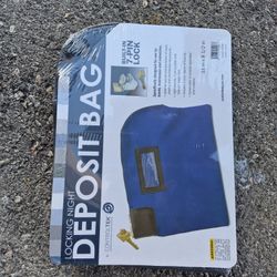 2 Key Locking Security Bags New