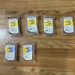 6 Packs of Smalls Frozen Human-Grade Fresh Raw Cat Food (Assorted Flavors)