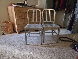 Furniture 2 Sets Chairs. Good Shape Heavy Tiger Good Display