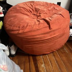 Orange Bean Bag