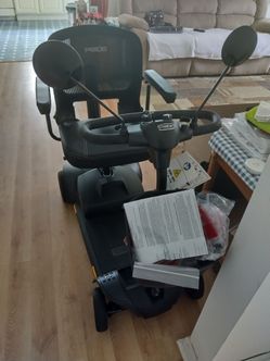 Pride mobility scooter and hydraulic lift for sale