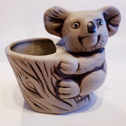 Ceramic Koala Bear Planter Flower Pot Australia