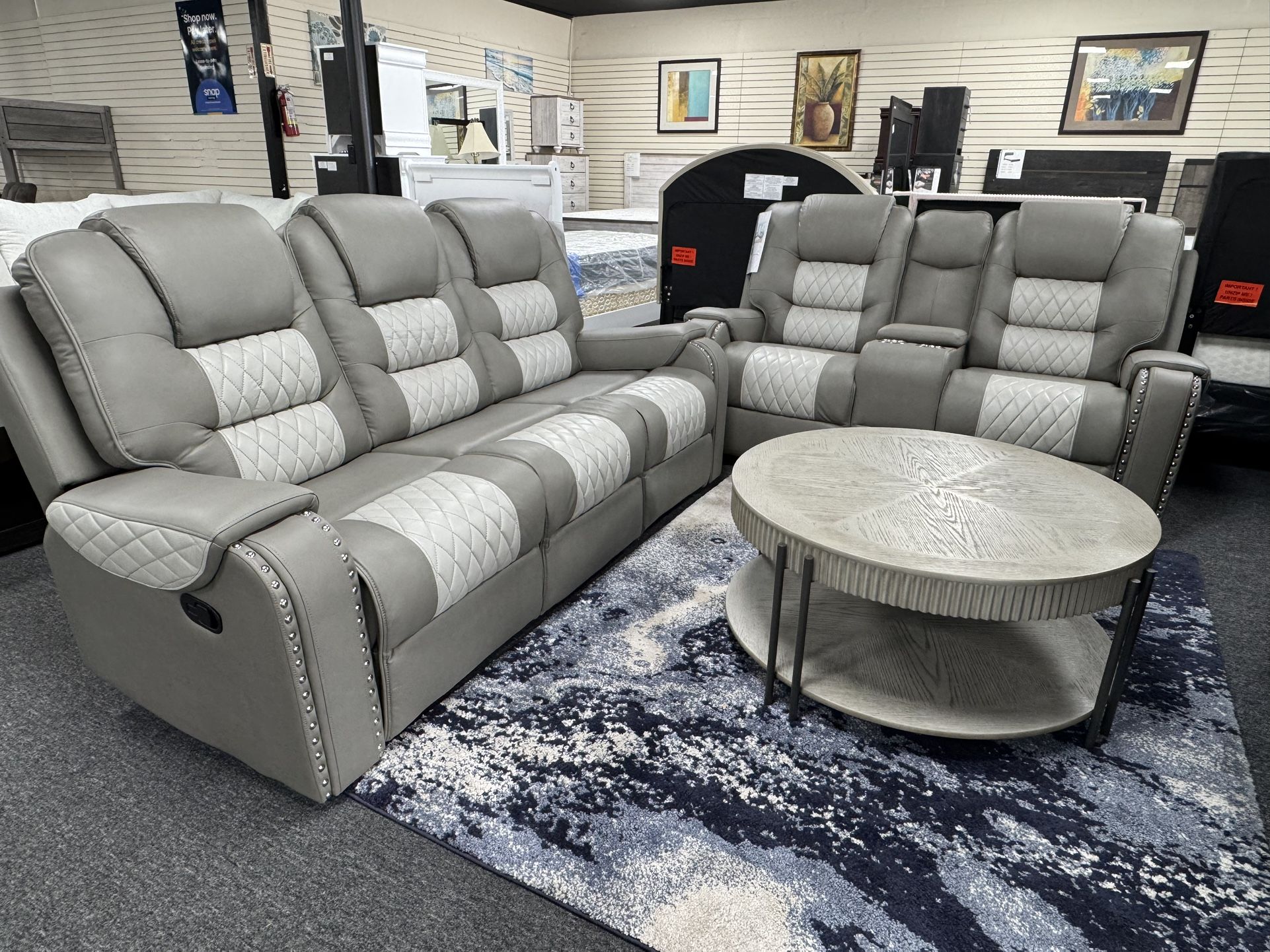 Recliner Sofa & Loveseat. 🚚WE DELIVER🚚
