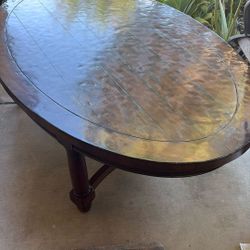 Large Oversized Wooden Coffee Table