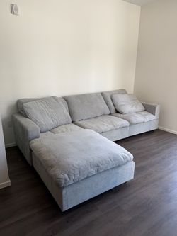 šNEW GREY CLOUD 4pc Sectional Couch
