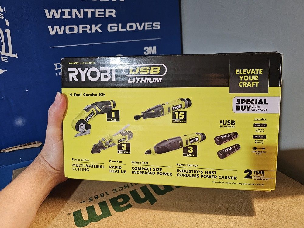 RYOBI FVH100K2 COMBO KIT - 4 TOOL