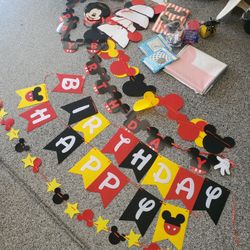 Mickey Mouse Birthday Decorations