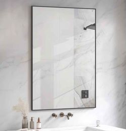 Espejo negro de baño 24x36 de lujo 0015