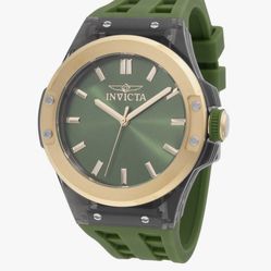 Invicta Sea Base 50016 Men's Watch - Quartz Movement - Plastic with Green Dial