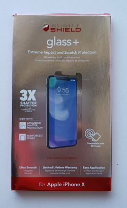 Invisible shield for iPhone X